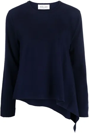 Callas Milano Heloise asymmetric merino jumper