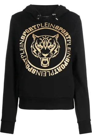 Philipp Plein Logo-print tiger hoodie