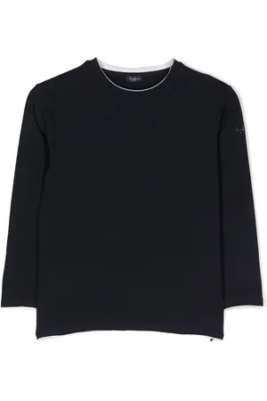 Il gufo Contrasting-trim long-sleeved T-shirt