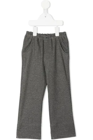 Familiar Elasticated-waist straight-leg trousers
