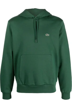 Lacoste Logo-patch drawstring hoodie
