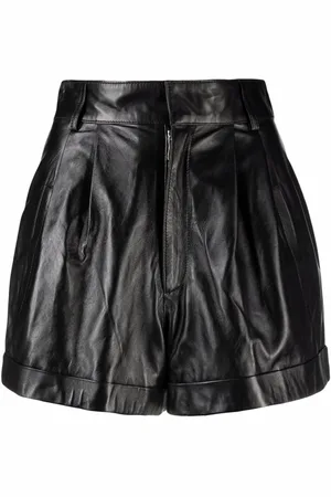 Manokhi Jett leather shorts