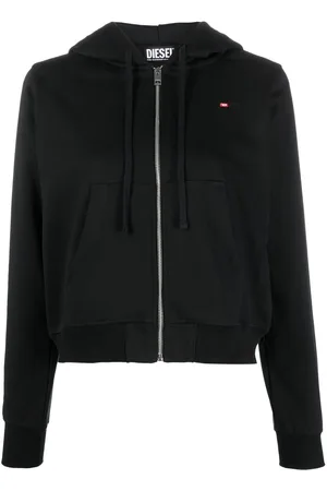 Diesel Drawstring zipped hoodie