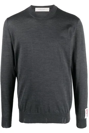 Golden Goose Ribbed-knit crew neck sweatshirt