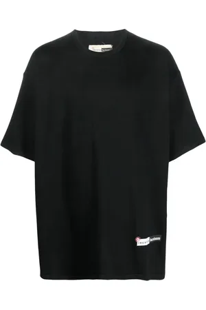 INCOTEX RED X FACETASM Stripe-detail short-sleeved T-shirt