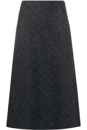 Maison Margiela Herringbone A-line skirt