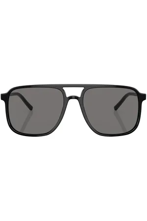 Dolce & Gabbana Logo-print square-frame sunglasses