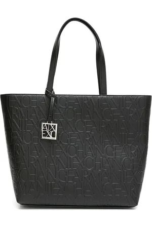 Armani Exchange Embossed-logo pattern tote bag