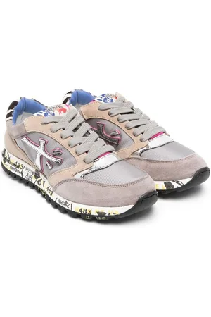 Premiata Panelled lace-up sneakers