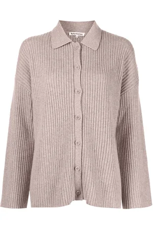 Reformation Fantino cashmere collared cardigan