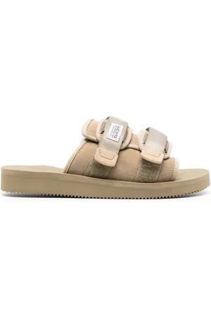 SUICOKE Logo-patch slip-on sandals