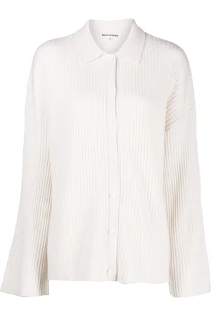 Reformation Fantino cashmere collared cardigan