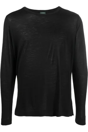 ZANONE Crew-neck virgin-wool T-shirt