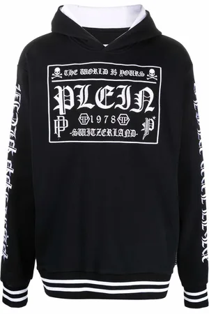 Philipp Plein Logo-print pullover hoodie