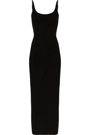 Paco rabanne Ribbed-knit maxi dress
