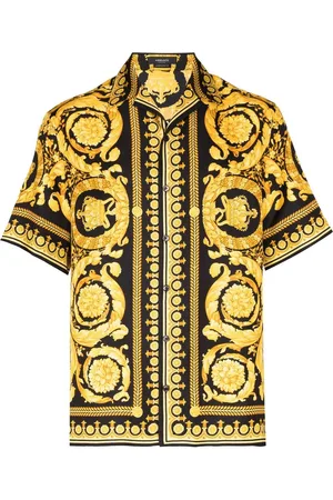 VERSACE Barocco print silk shirt