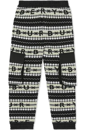 Burberry Fair Isle wool trousers