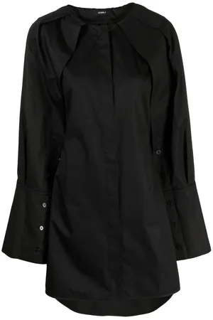 GOEN.J Long-sleeve mini shirt dress