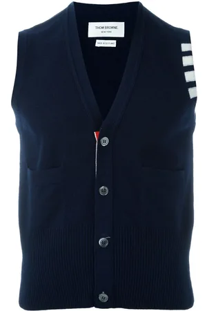 Thom Browne Sleeveless buttoned cardigan