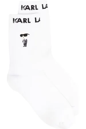 Karl Lagerfeld Ikon intarsia-knit socks (pack of three)