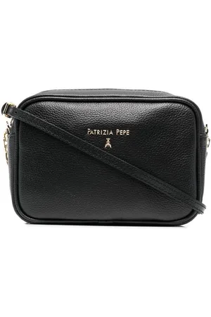 Patrizia Pepe Logo-plaque leather crossbody bag