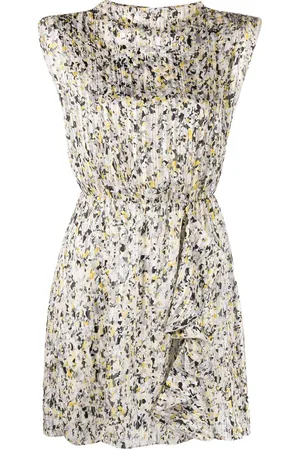 Patrizia Pepe Printed draped dress