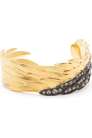 Zadig & Voltaire Feather-detail cuff bracelet