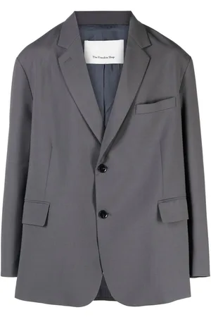 The Frankie Shop Boxy single-breasted blazer