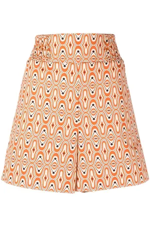 Colville Printed high-rise shorts