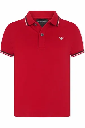 Emporio Armani Logo-print cotton polo shirt