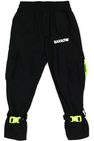 BARROW Buckle-strap cuff trousers
