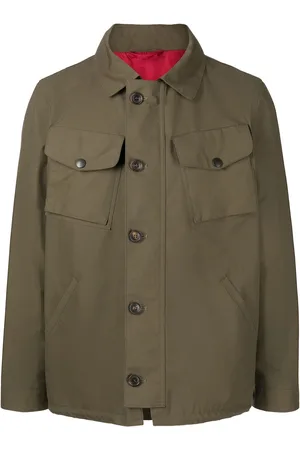 LEATHERSMITH OF LONDON Hudson button-down shirt jacket