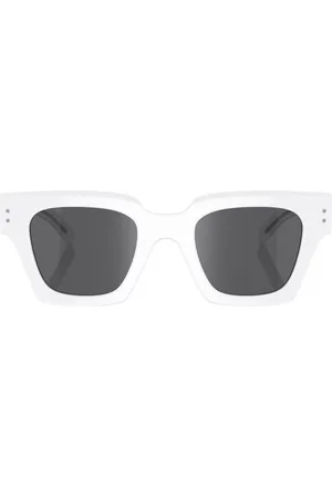 Dolce & Gabbana Logo-print square-frame sunglasses