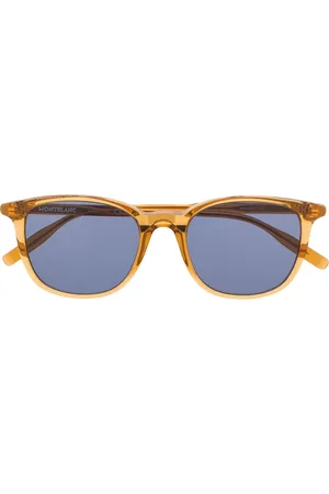 Montblanc Transparent square framed sunglasses