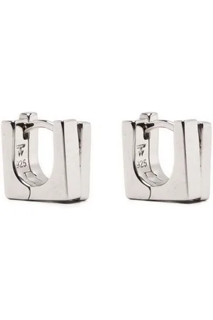 TOM WOOD Step huggie earrings