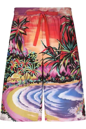 Dolce & Gabbana Graphic-print bermuda shorts
