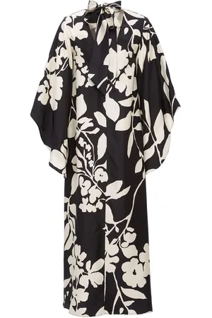 La DoubleJ Magnifico floral-print silk maxi dress