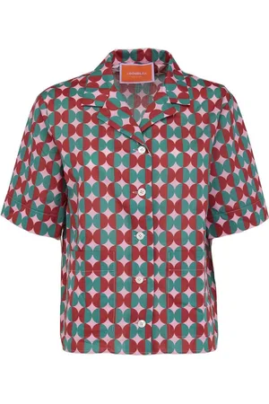 La DoubleJ Geometric-print pajama set