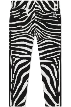 Dolce & Gabbana Interlock zebra-print leggings
