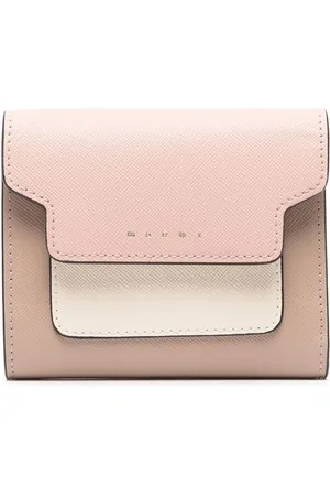 Marni Colour-block leather purse