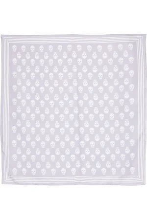 Alexander McQueen Skull-print silk scarf