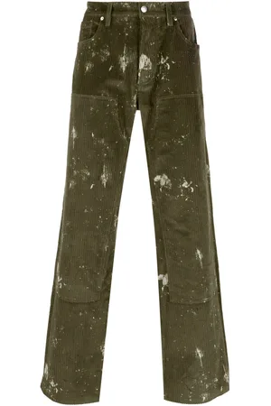 MISBHV Paint-splatter corduroy trousers