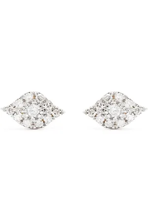 DJULA 18kt gold diamond Eyes earrings