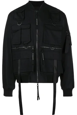 MOSTLY HEARD RARELY SEEN Multiple-pocket bomber jacket