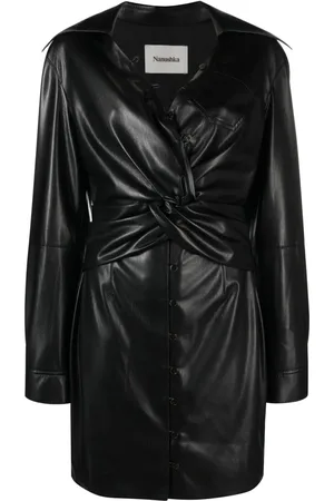 Nanushka Marto faux-leather minidress