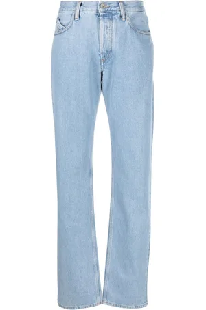 The Attico High-rise straight-leg jeans