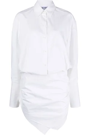 The Attico Ruched-front shirtdress
