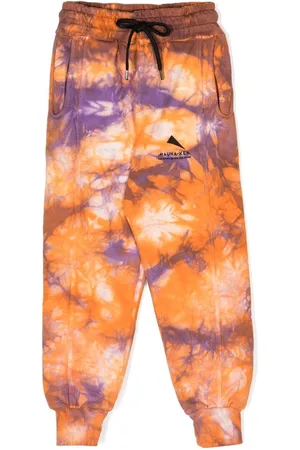 MAUNA KEA Tie-dye cotton track pants