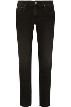 Dolce & Gabbana Logo-appliqué skinny jeans
