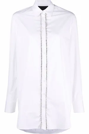 Philipp Plein Crystal-embellished cotton shirt